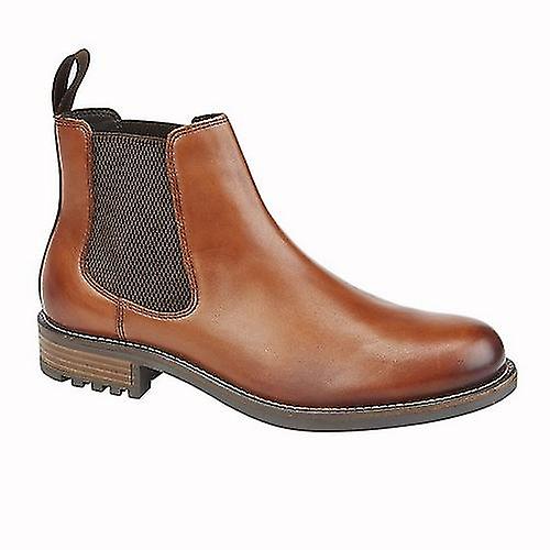 Roamers Mens Elgin Leather Ankle Boots