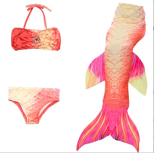 Produktbild von Meerjungfrau Badeanzug 2022 Neue Mädchen Kinder Mode Sommer Bikini Mädchen Badeanzug