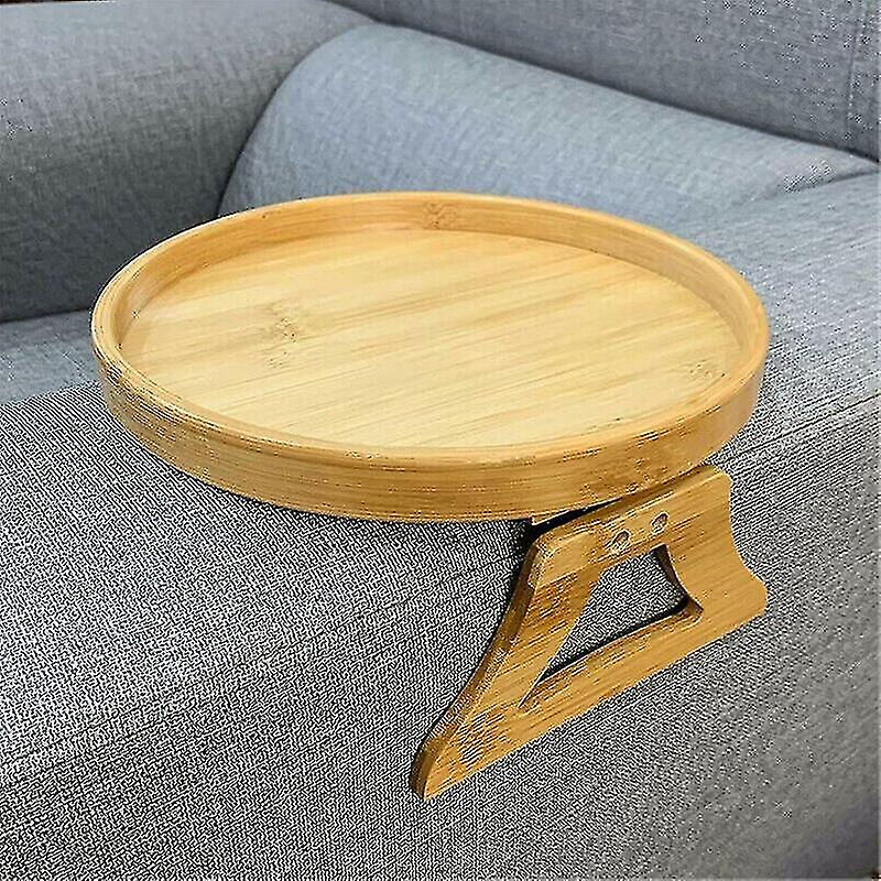 Soffa Armstöd Clip Typ Rund Bambu Bricka Gåva x