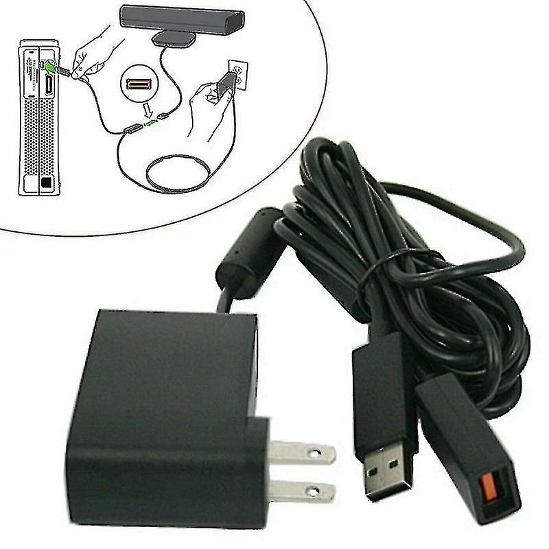 Usb Ac Adapter Power Supply For Xbox 360 Xbox360 Kinect Sensor Cable