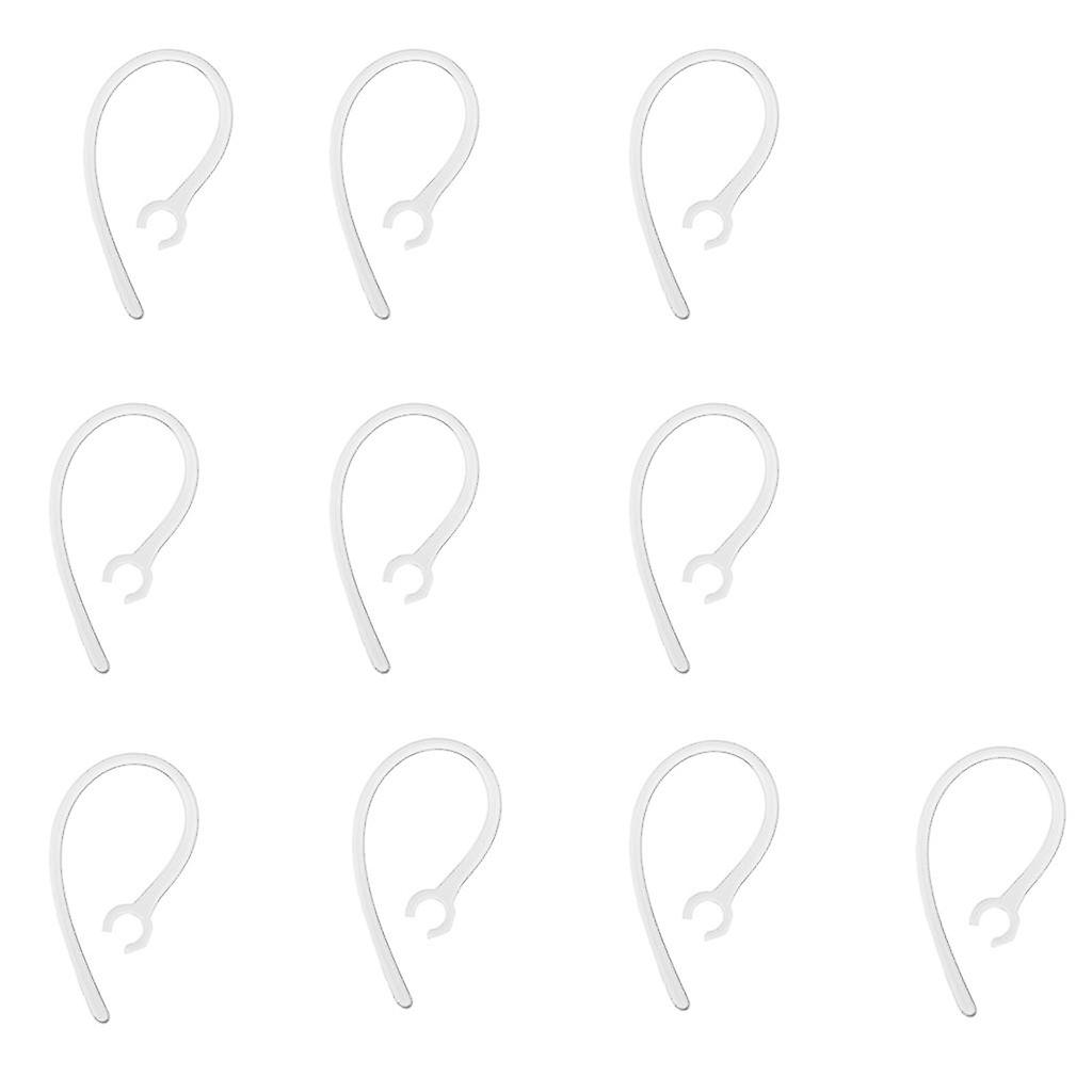 10 Pieces Ear Hooks Loop Clip Replacement for Headset 6.0mm