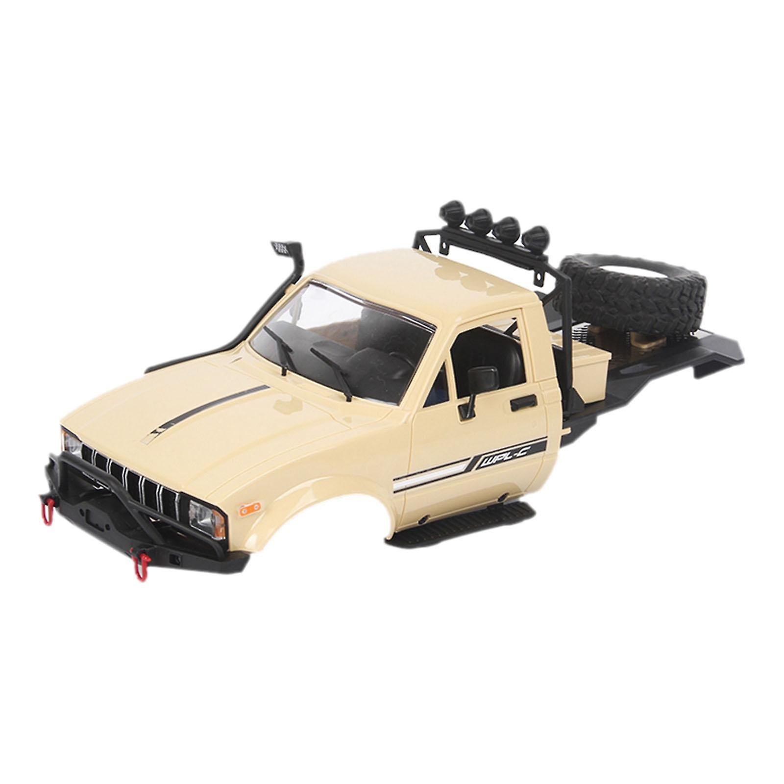 1/16 karosserisett for WPL C14/C24 RC Kjøretøydeler Gul Stil 2