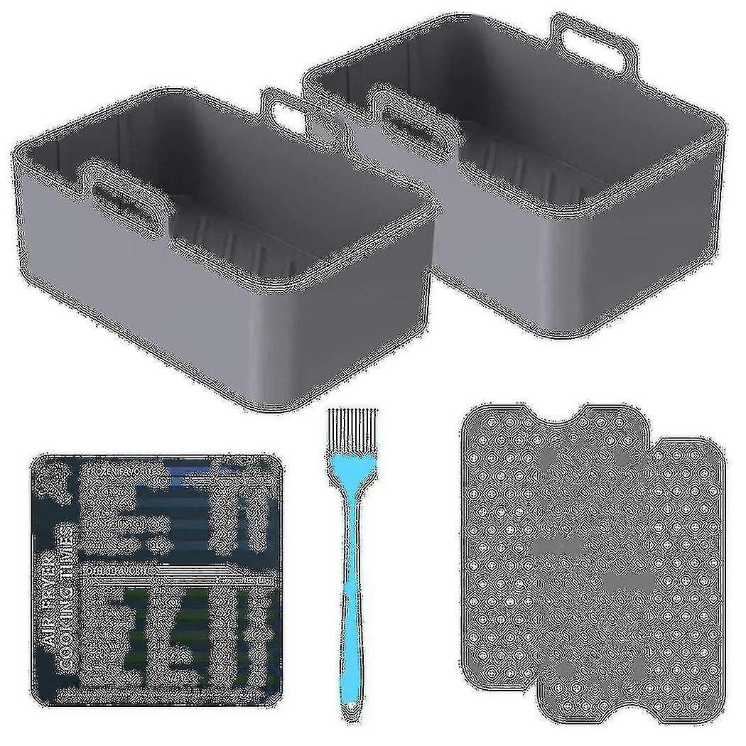 Silicone Pot For Ninja , 7pcs Ninja Accessories, Ninja Silicone Liners (grey)