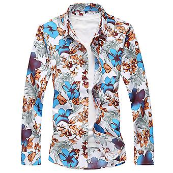YOUTHUP Mens Floral Shirt Funky Printed Flower Dress Button...