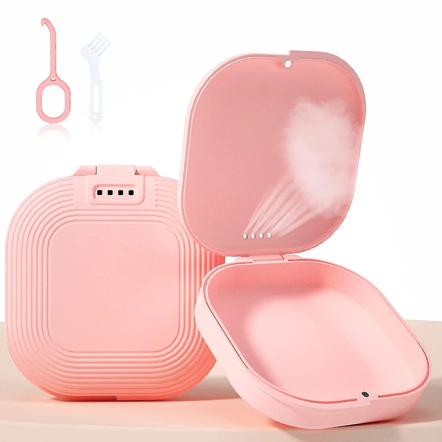 Retainer Case With Vent Holes,slim Aligner Case Night Mouthguard Case With Retainer Removal Tool And