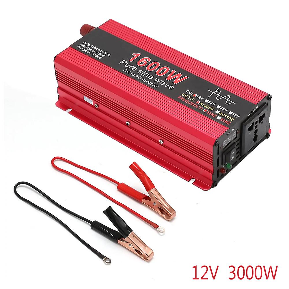 1000W-3000W 12V/24V Pure Sine Waves Inverters Multi-Purpose Power Adapter Available Induction Cooker Fridges