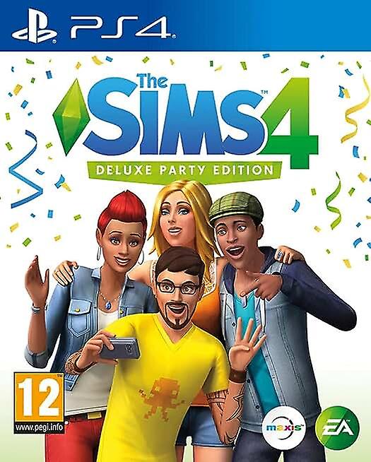 The Sims 4 Deluxe Party Edition  PS4  VideoGame  English - New & Sealed