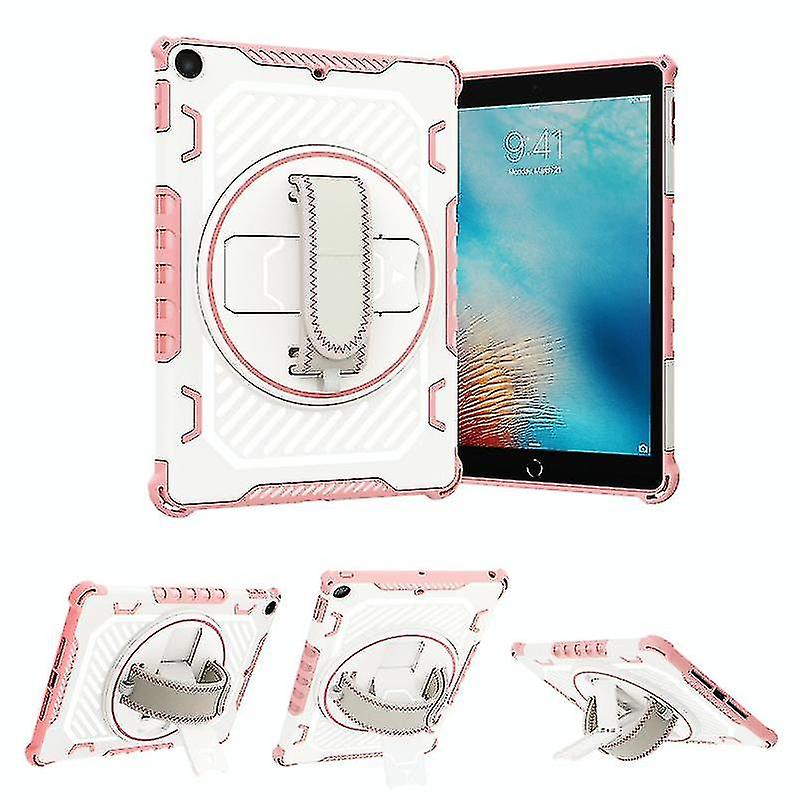 For Ipad 9.7 2018/2017 Shockproof Tablet Case With Holder & Hand Strap