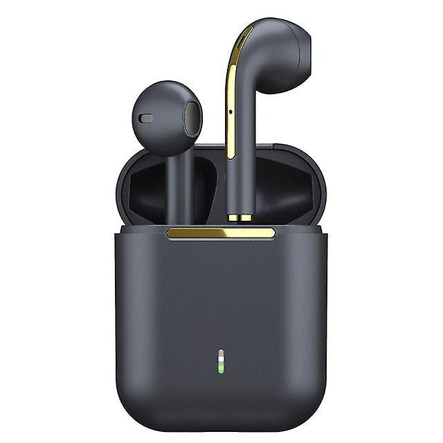 mickcara J18 Binaural Sans Fil Écouteurs Stéréo Pop Up 5.0 Mini Sports Tws Casque Bluetooth Noir