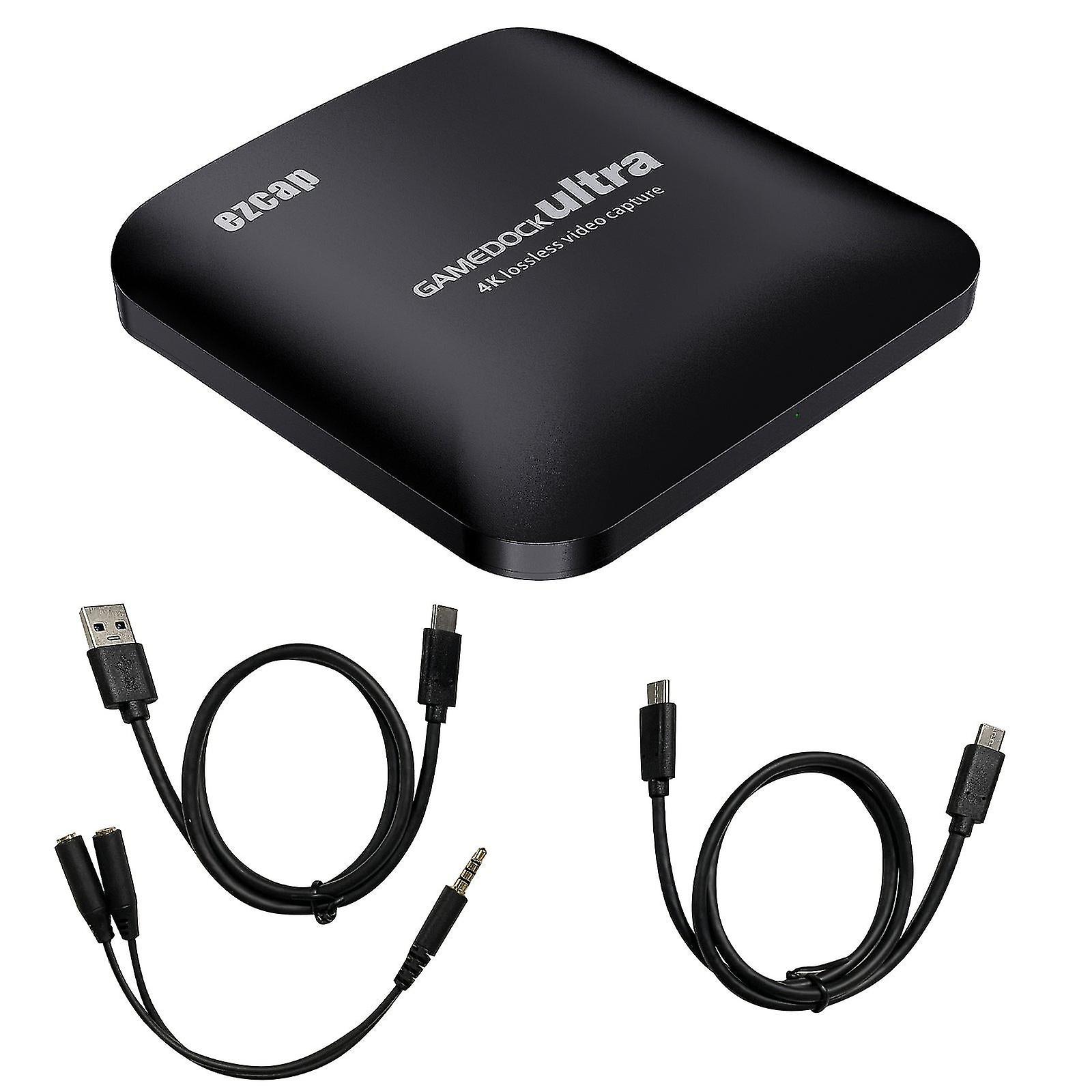 Ezcap326c 4k Video Game Capture Card Hdr Loop Mic In 1080p 60fps 120fps Recording Box Usb 3.1 Type C Game Live Streaming Device