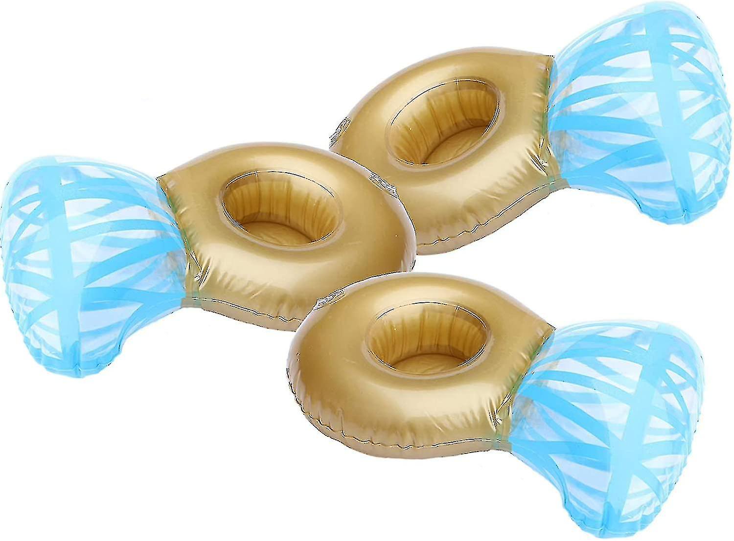 Inflatable Drink Holder 3 Pack Drink Pool Floats Holders