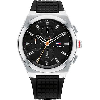 Connor Men's Analog Quartz Watch with Silicone Bracelet 1791898