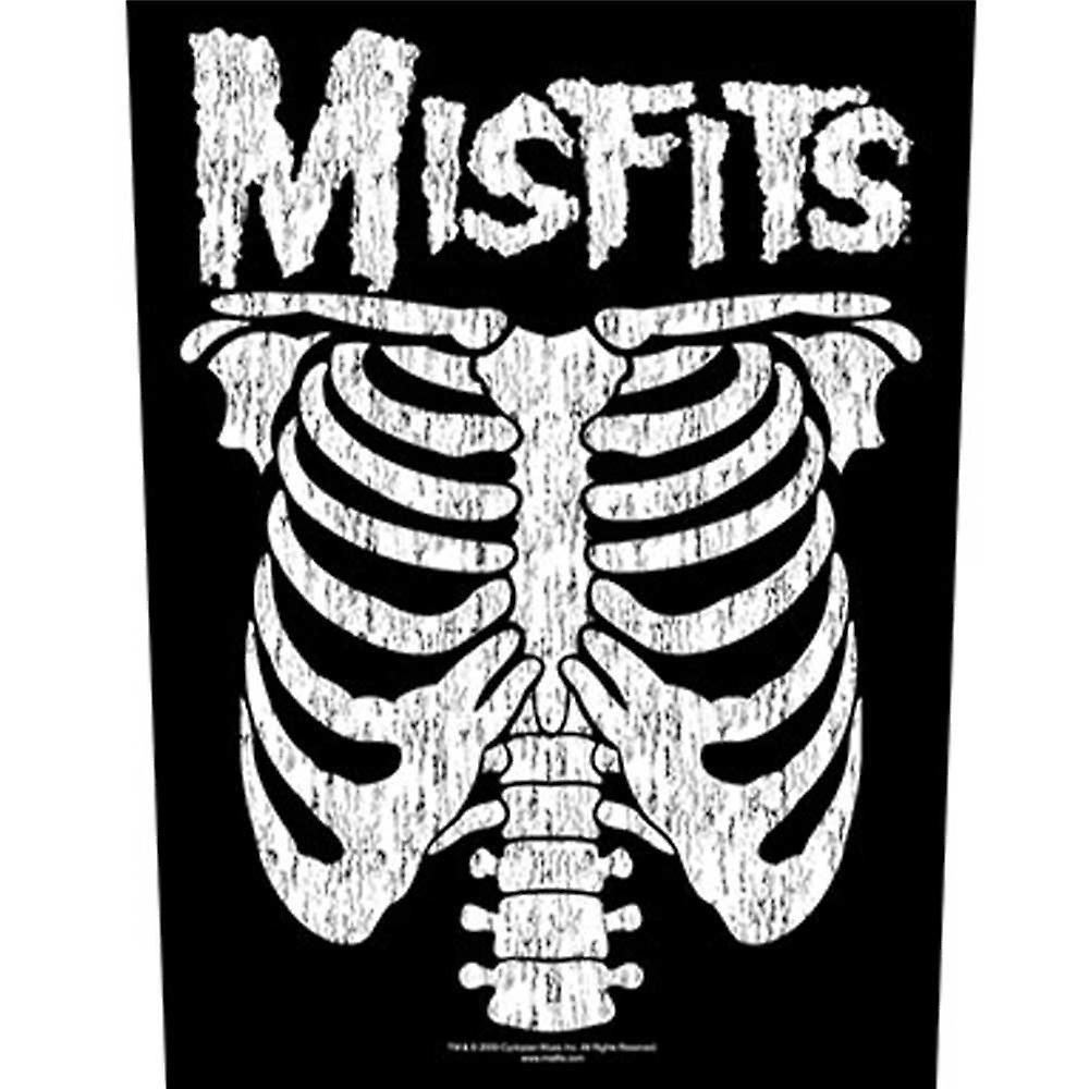 Misfits Ribcage Band Logo Back Patch