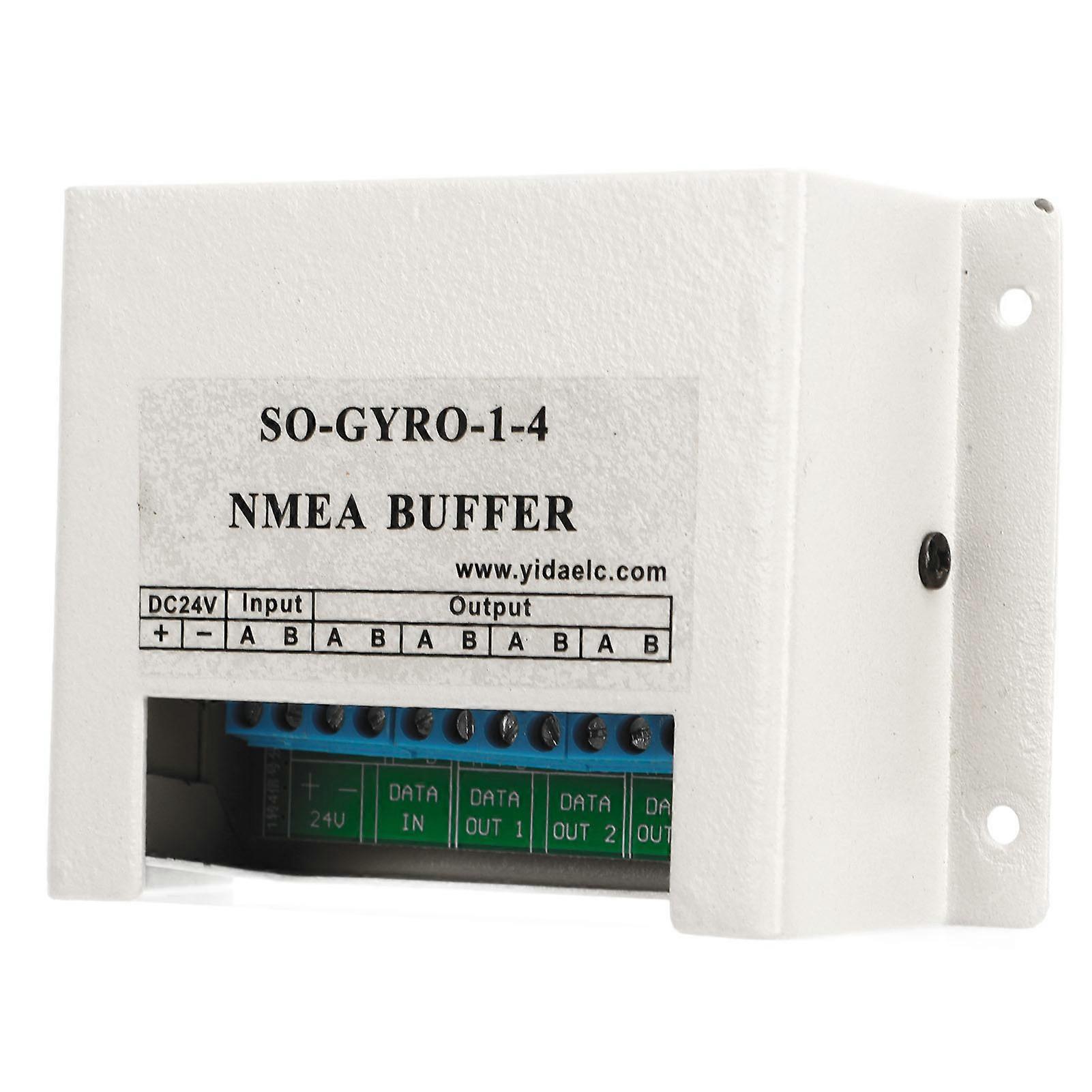 compatible with NMEA Buffer 1 in 4 Out Marine Serial Line Splitter Isolating Buffer Converter Interface compatible with 24V Circuit Systems
