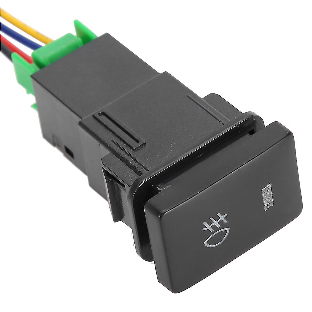 12V 4-Pole Push Button Switch for Toyota with LED Background Indicator Light