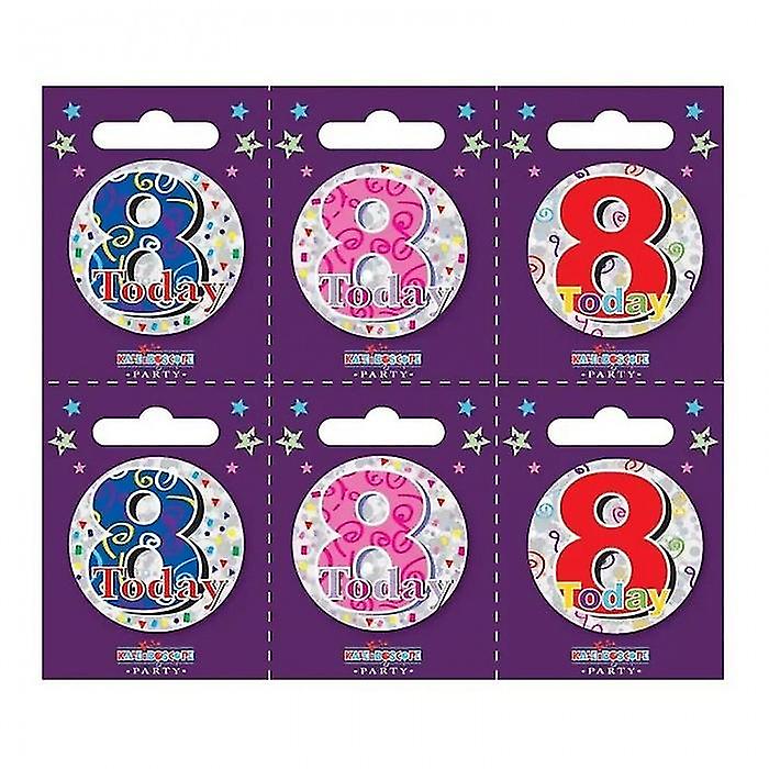 Apac Today 8th Birthday Badge (Pack of 6)