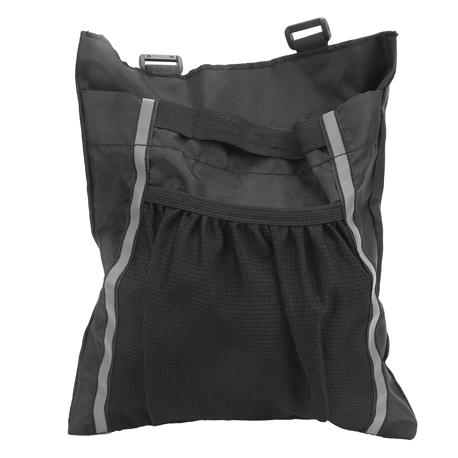 Multifunctional 150D Canvas Bicycle Handlebar Bag with Reflective Strap Bike AccessoryL