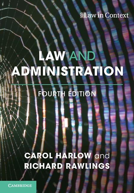 Law And Administration by Richard University College London Rawlings Paperback Book