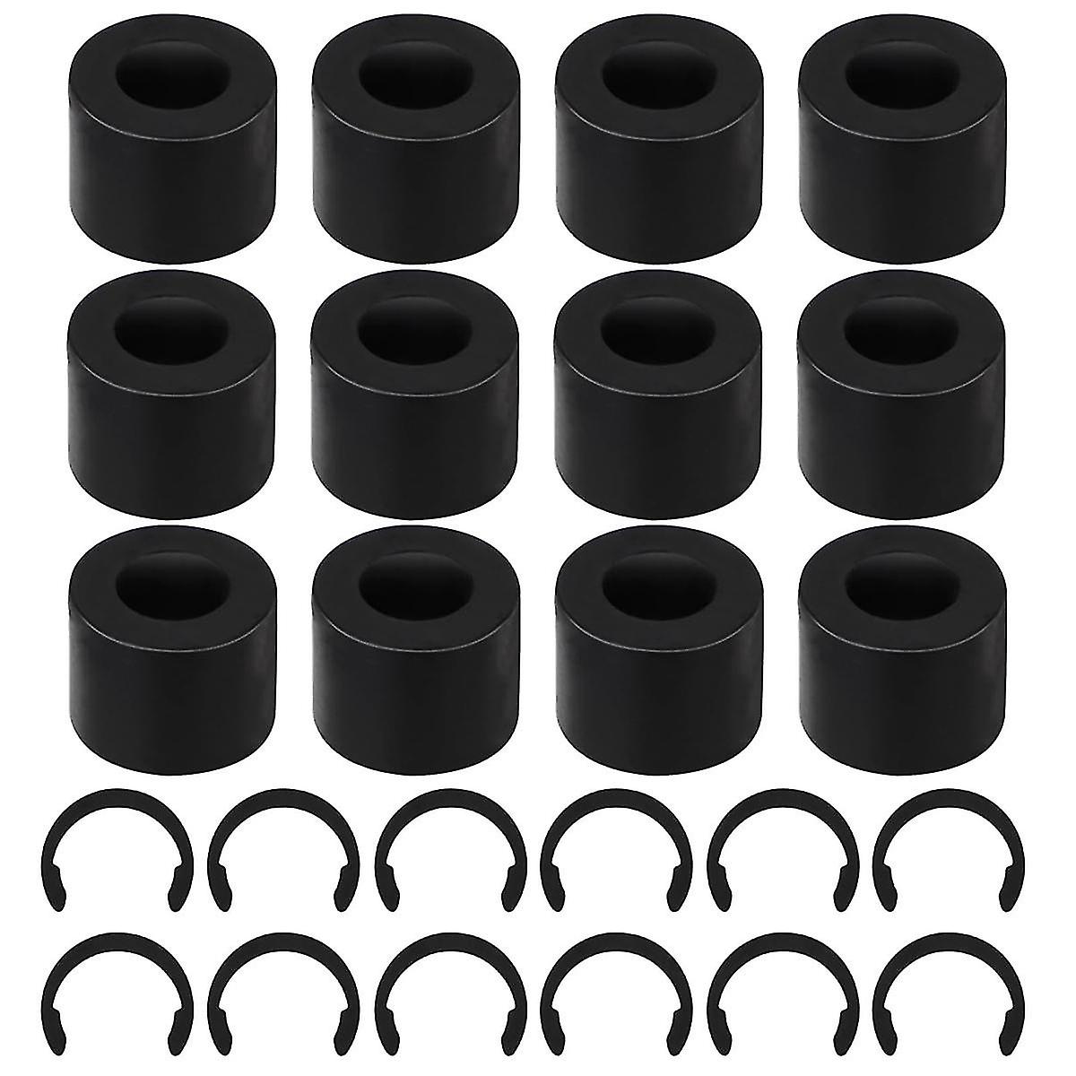 12pcs Rubber Roller Resolution For , 12pcs Rubber Roller Replacement, Effectively Keep Rubber From Moving