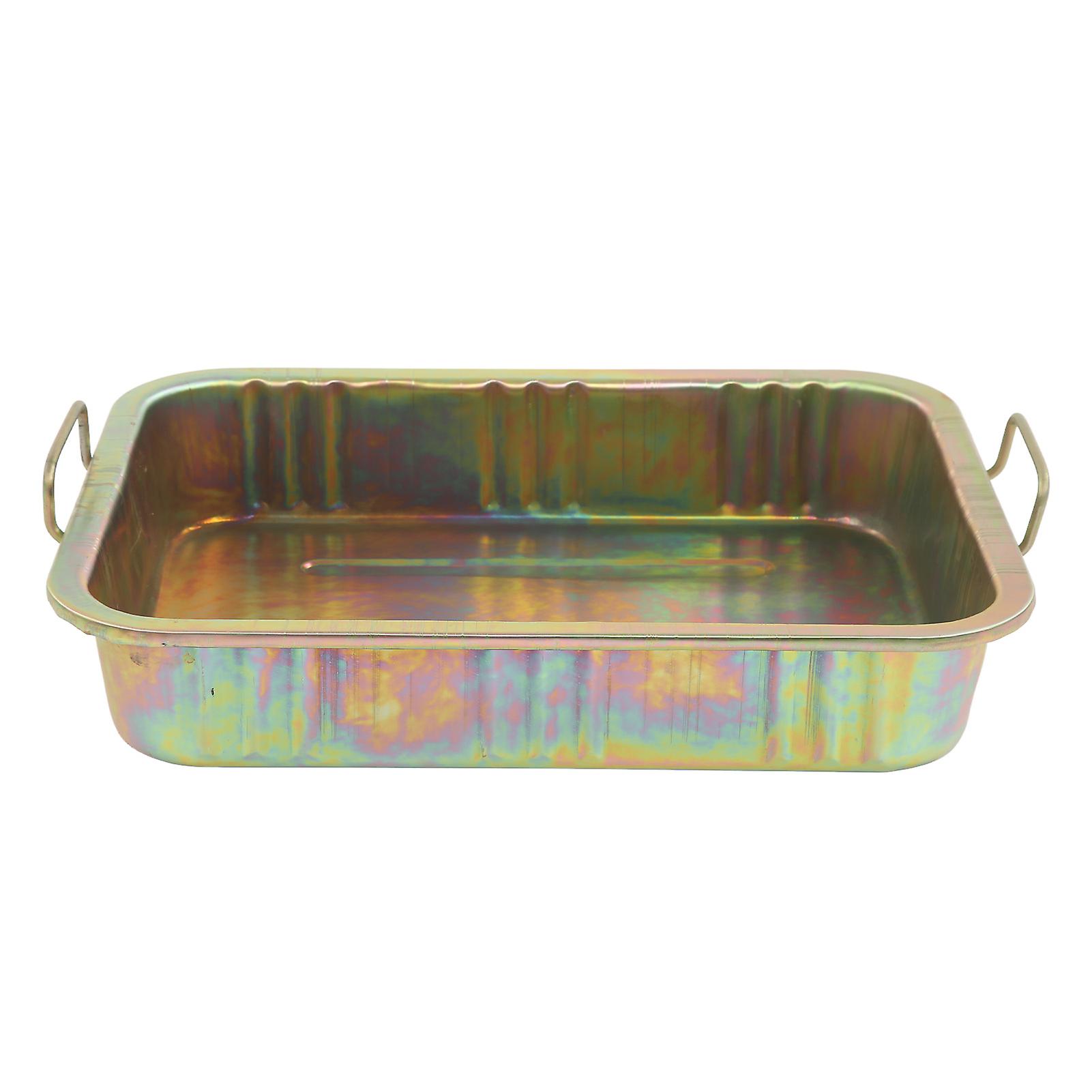 Galvanized Oil Drip Tray Pan: Professional Metal Drain Container