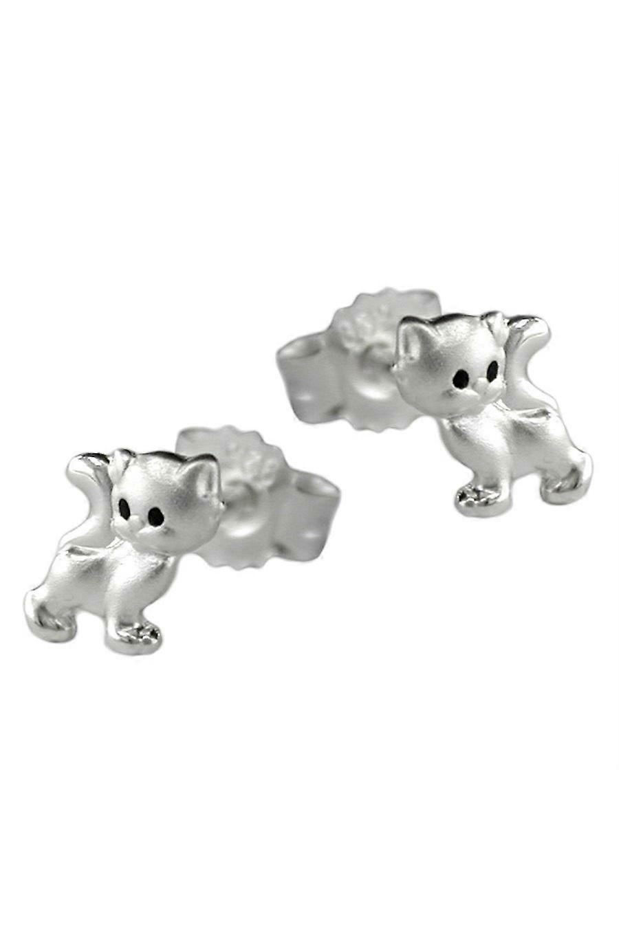 Earrings Cats Silver 925 - Gl93184
