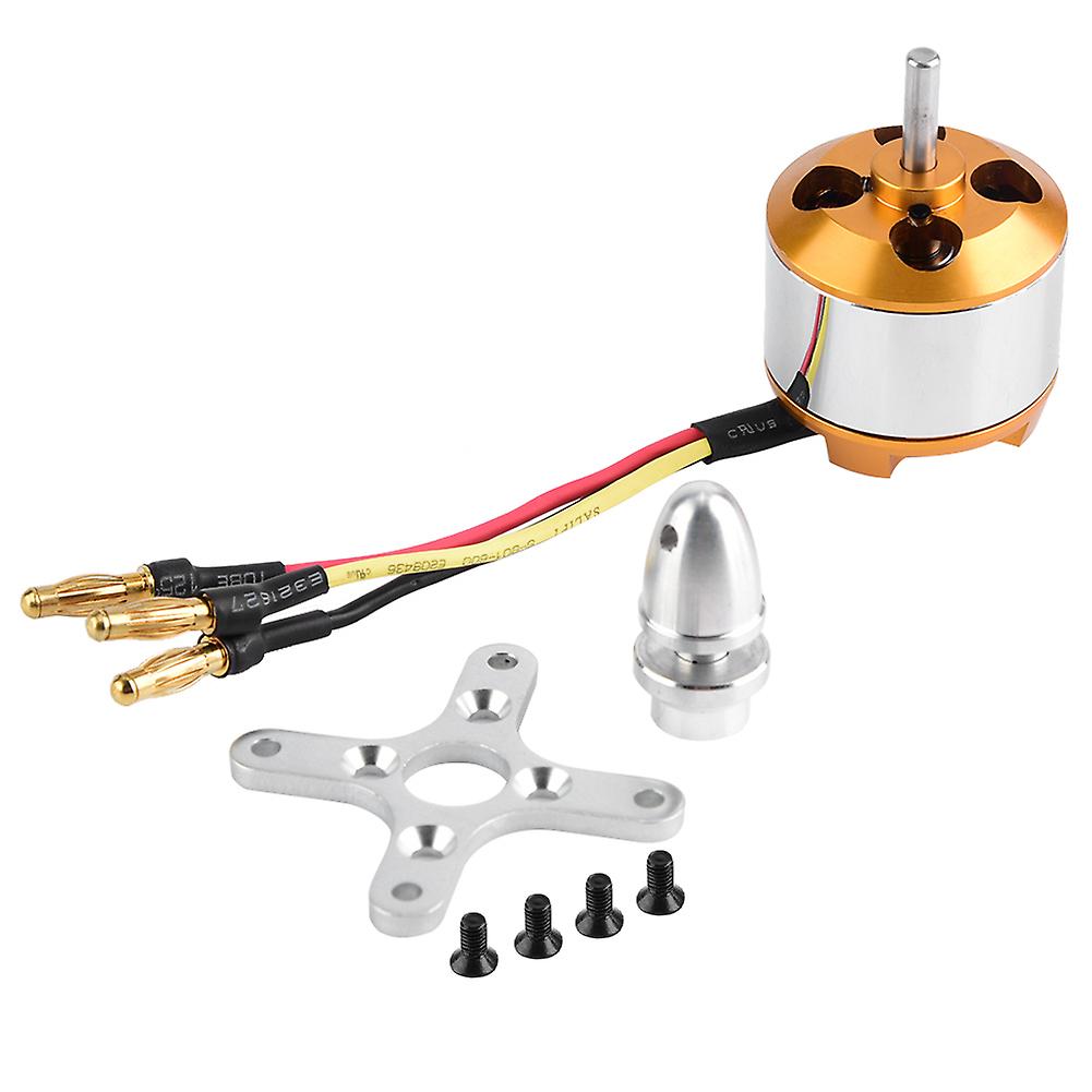 2814 1000/1400kV Brushless Motor 2kg Thrust 3-4S for RC Fixed Wing Airplane 1400kV