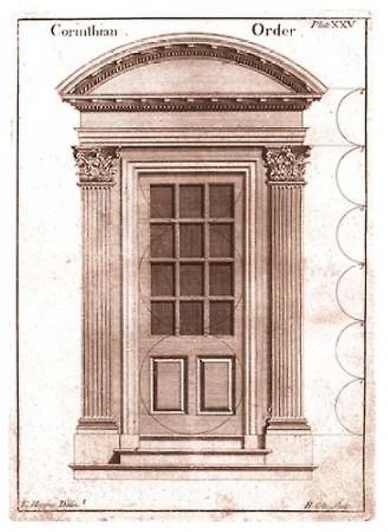 Door, Corinthian Order Poster