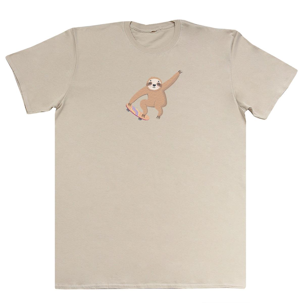 Skating Sloth - Kids Oversized Comfy T-shirt