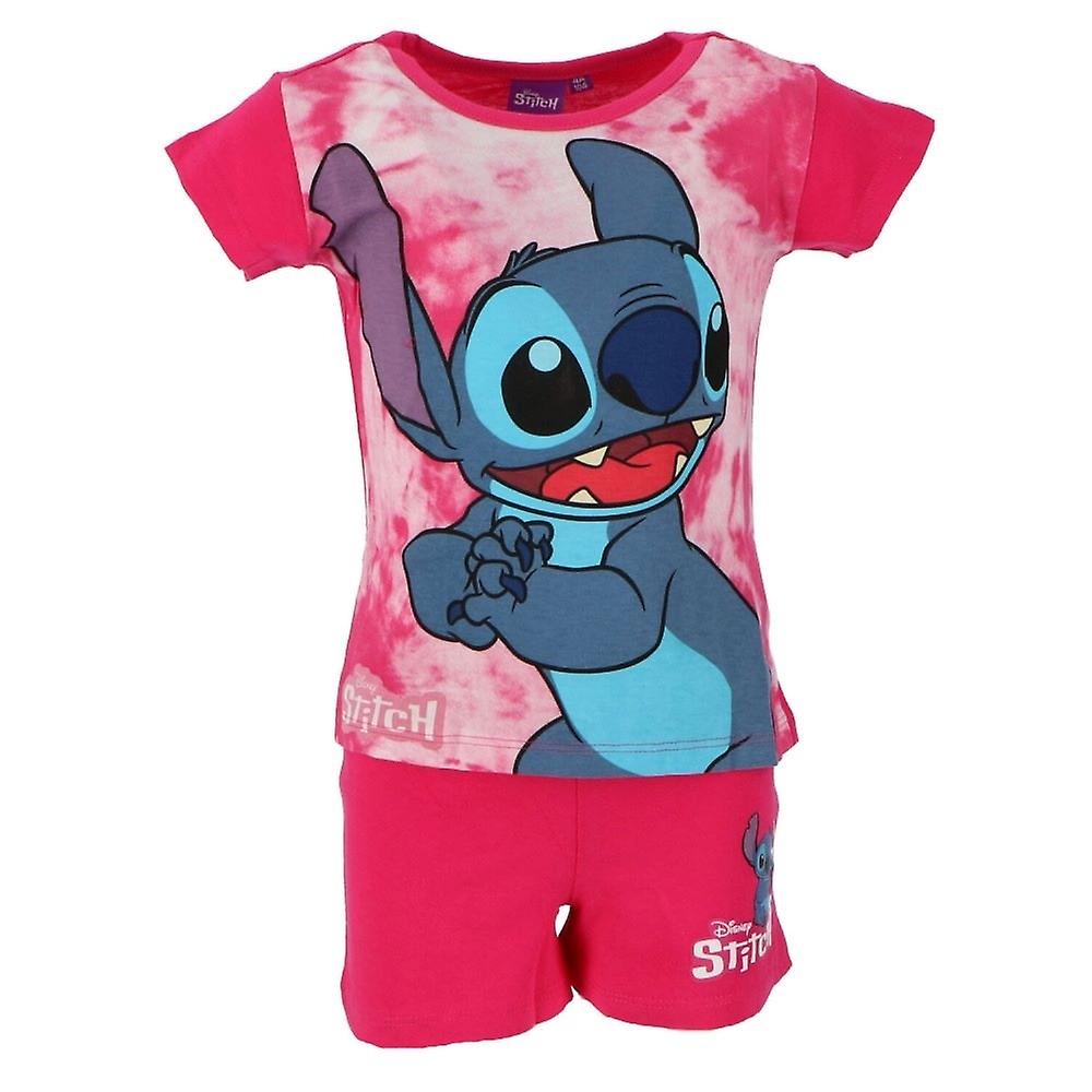 Disney Stitch 2-dels pyjamas Rosa