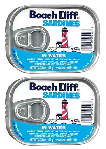 Beach Cliff Sardines in Water 2 Pack