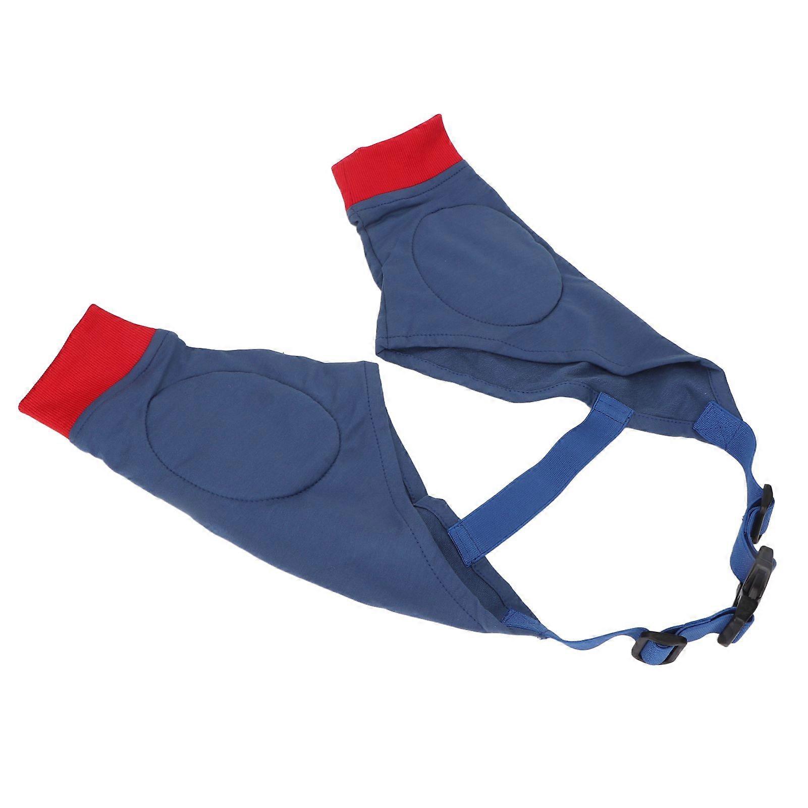 Dog Front Leg Braces M Soft Padded Joint Support Red Blue