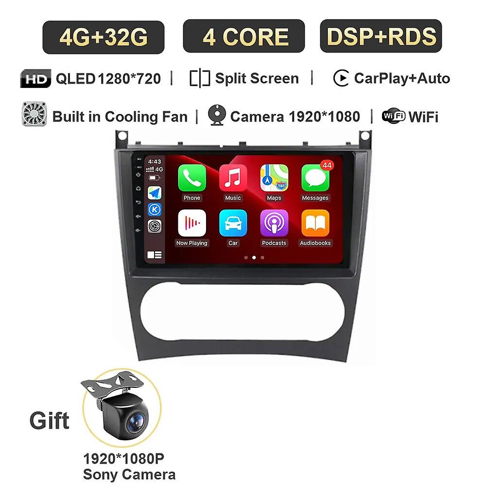 Android 13 Autoradio Per Mercedes Benz Classe C Classe C W203 W209 C180 C200 Cl203 C209 A209 2004-2011 Multimedia Navigation Gps