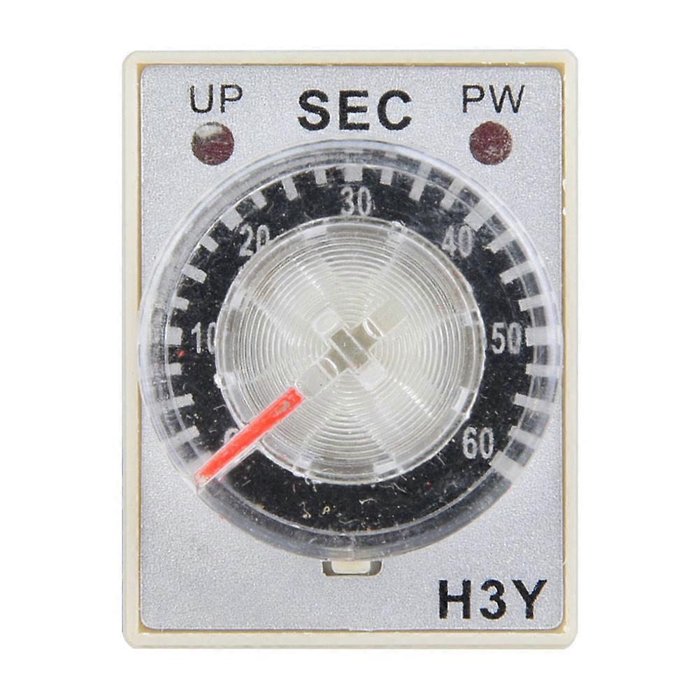 H3Y-4 Electricity Time Relay Pointer Control Delay Timer Control Switch 14-Pin 220VAC (60S)