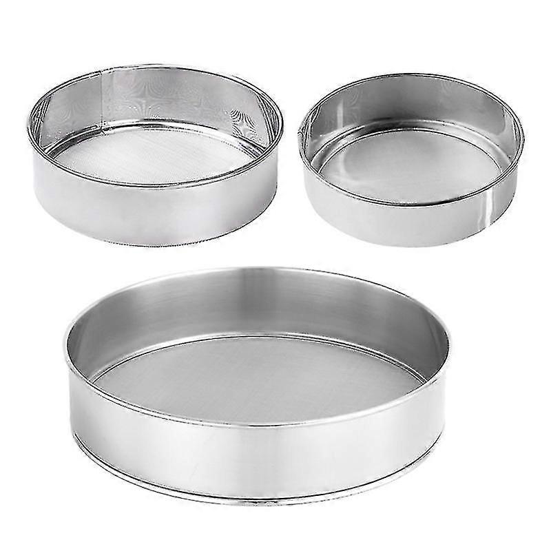 3pcs Kitchen utensils,  Mesh Flour Sifter