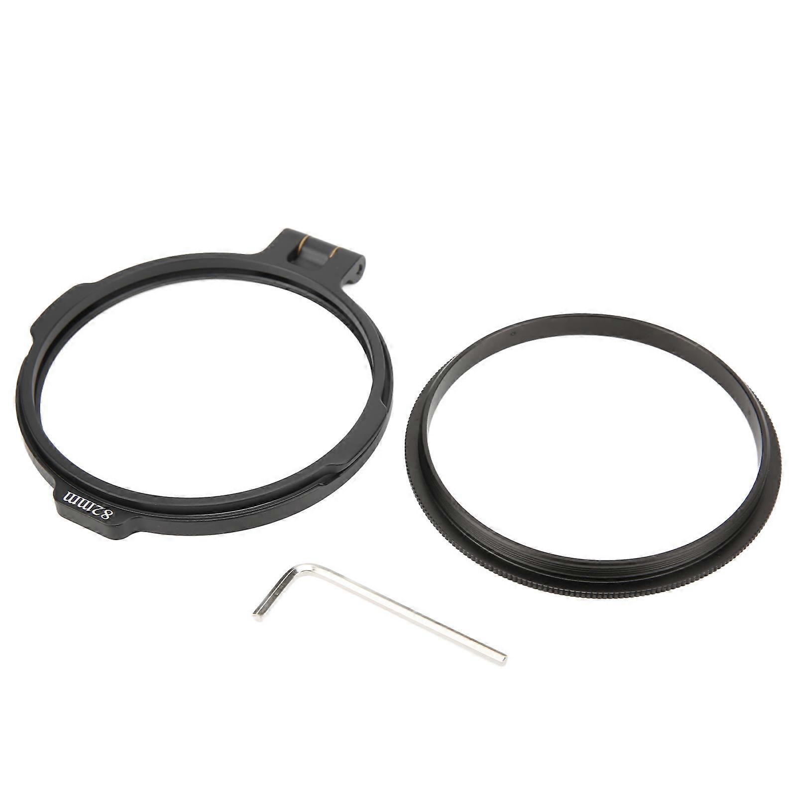 Lens Filter Holder Sturdy Durable Quick Switch Multi Sizes Convenient Lens Adapter Ring for Wide Angle Prime Zoom82mm NO.7987