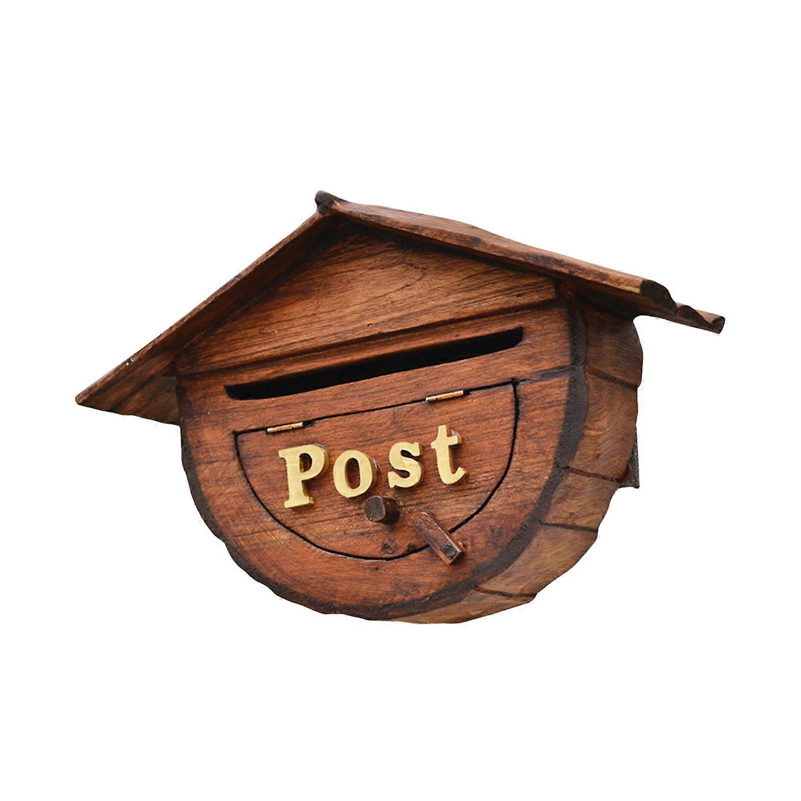 جدار جبل صندوق البريد هدية صندوق بريد خشبي للخارج للمدخل مكتب منزلي