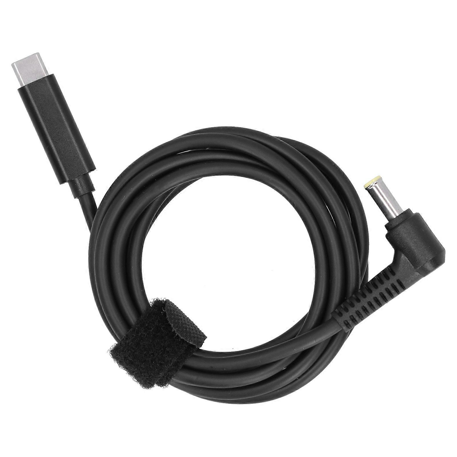 TYPEC Male to DC5.0 X 1.0mm Male Power Charging Adapter Cable for Computer Notebook