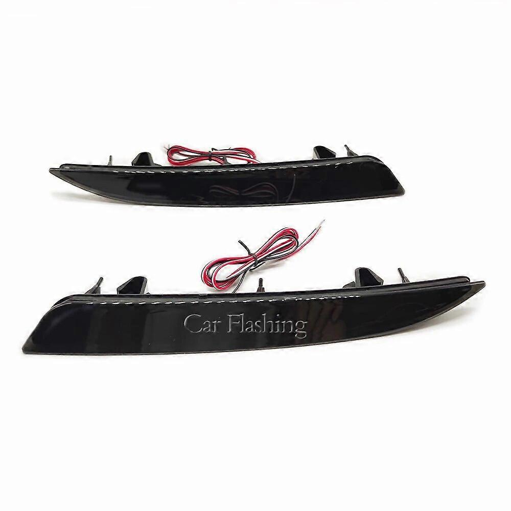 1 Set LED Rear Bumper Reflector Light Tail Lamp Parking Warning Running Light For OPEL Vauxhall Astra J MK VI 2009-2015