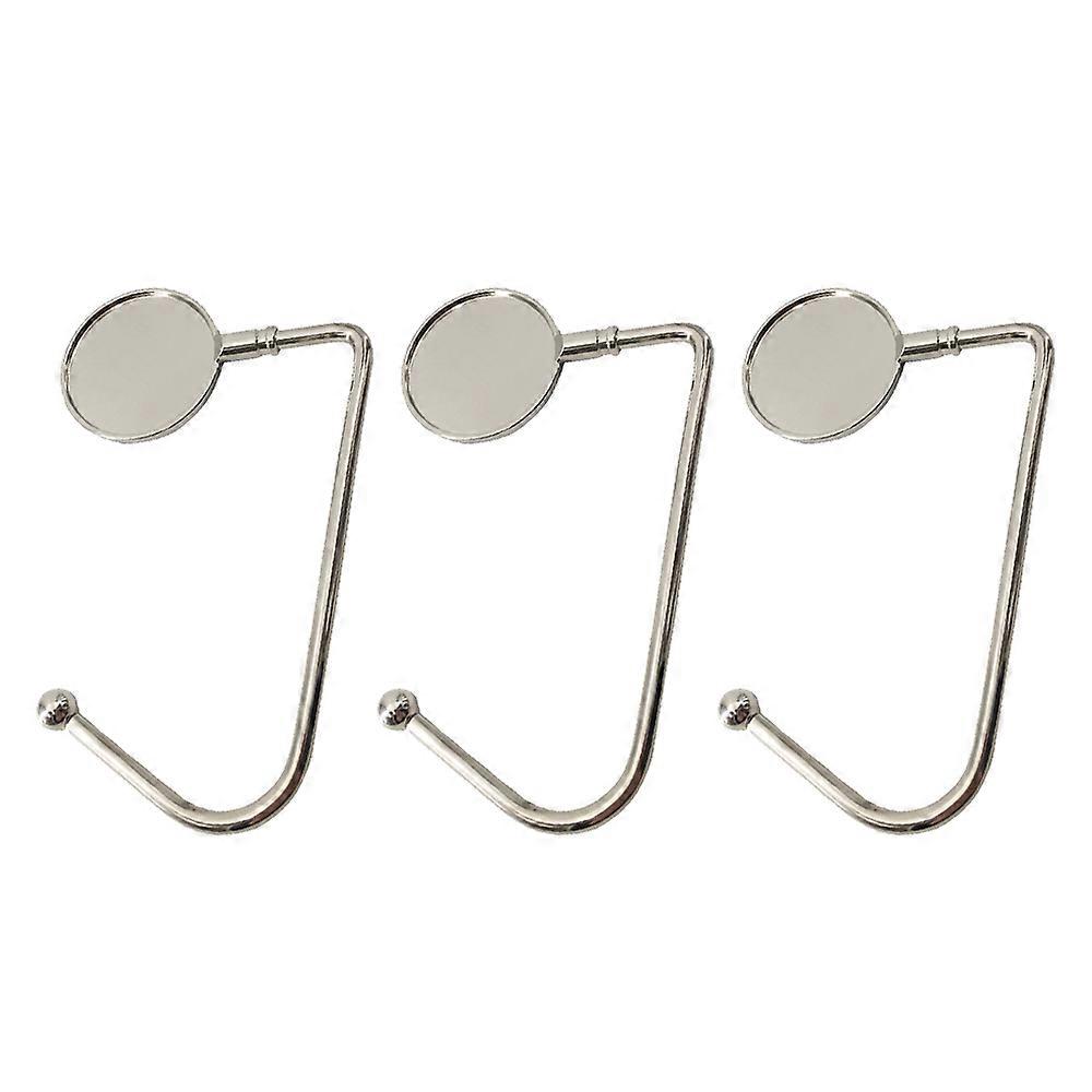 Tizzy Long Purse Hooks, Round Metal Desk Hook Stocking ClipsKrok för Christmas Stoc