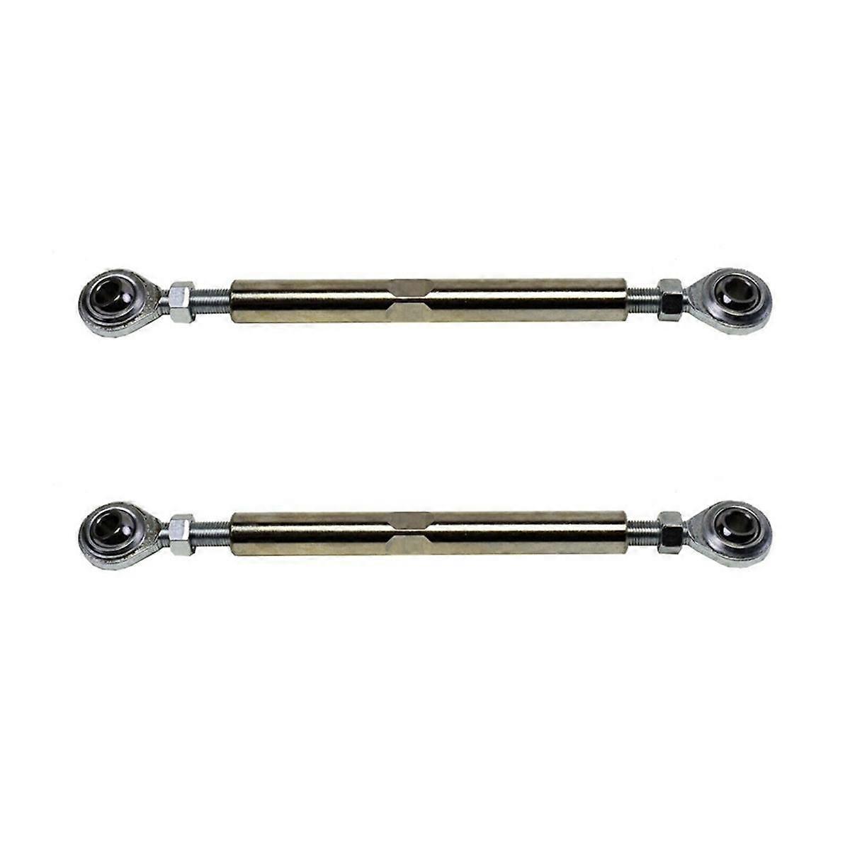 2 Set 5 1/2Inch Adjustable Tensioning Rod Heim Joint Alternator Bracket for Bbc 350 454