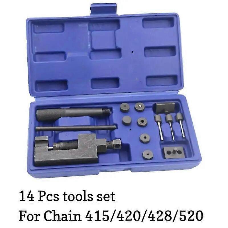 Motorcycle Chain Breaker Riveting Tool Set Accessories Link Remover for Chain 415/420/428/520 Bike Motorcycle Practical Chain