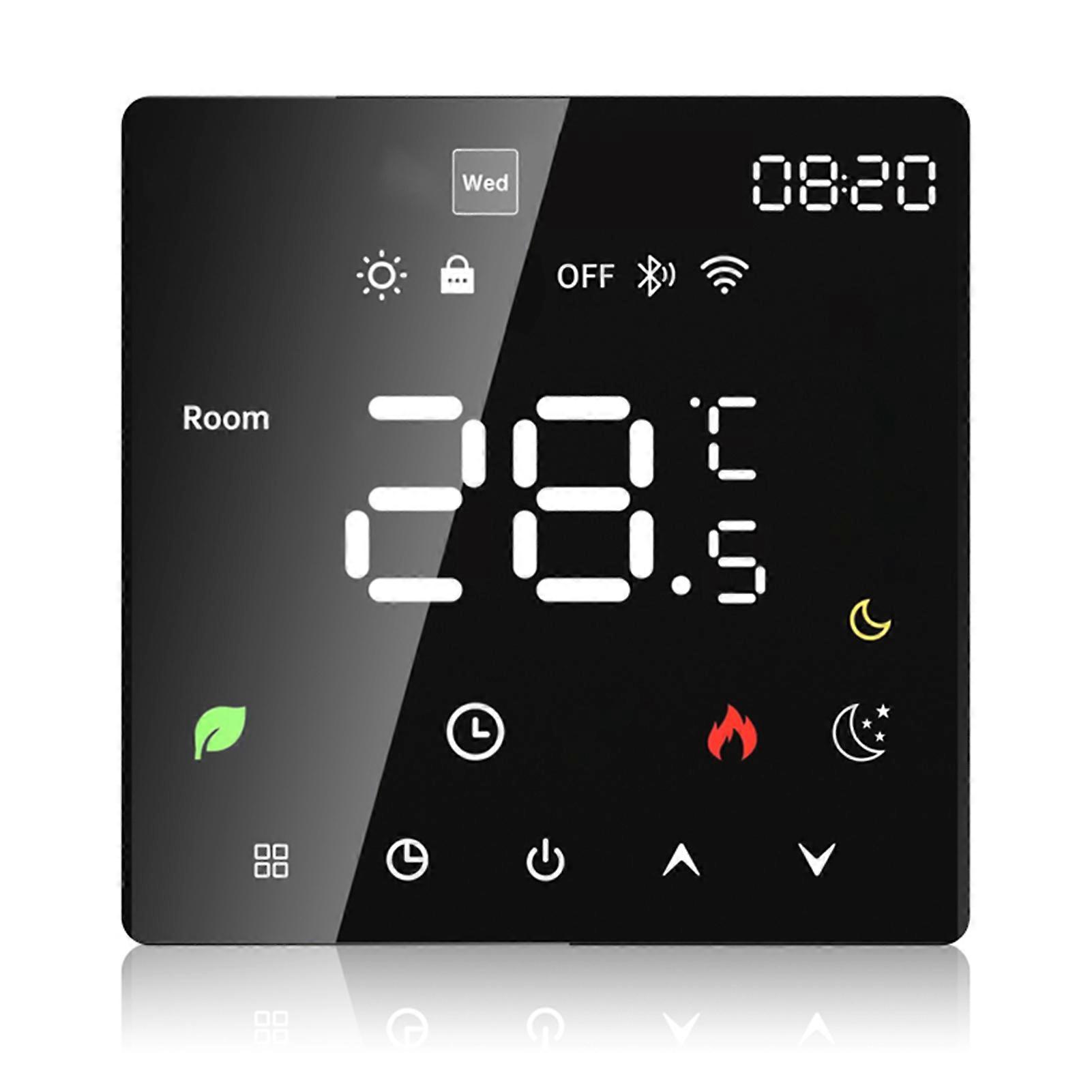 Touch Control WiFi Thermostat with Color Screen Durable Floor Heating Controlling Device for Apartment