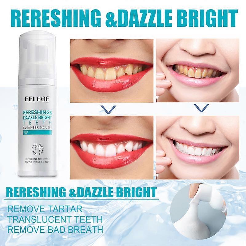 Stain Removal Foam Toothpaste Fresh Breath Teeth Cleansing Mousse Deeply