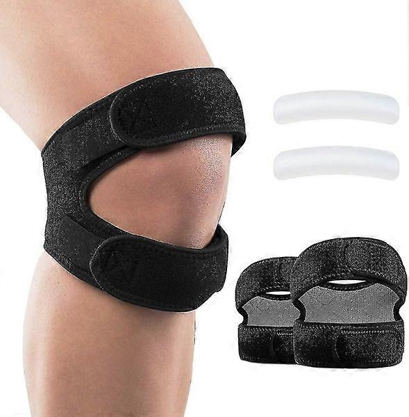 Patellar Tendon Support Strap 2-Pack for Knee Pain Relief and Patella Tendon Support