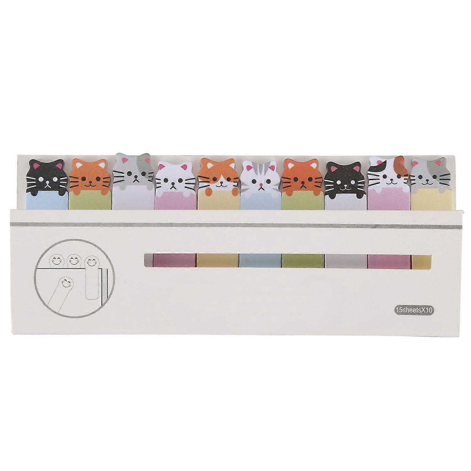 Memo Sticker Cartoon Animal Sticker Memo Bookmark Marker Tab Flags Index Sticky Notes