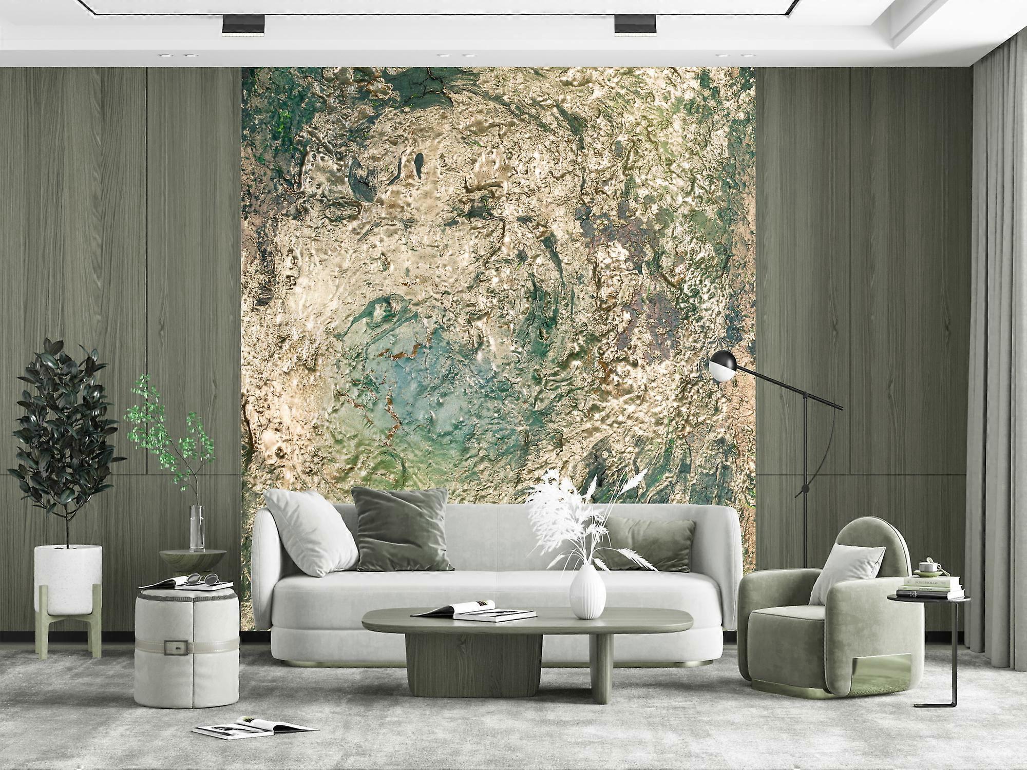 Wall Mural Abstract Gold Symphony