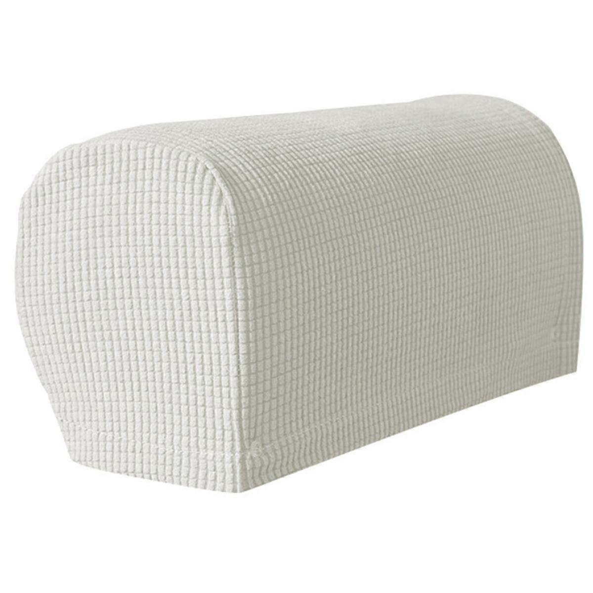 2PCS Soft Stretch Plush Armrest Covers, Stretch Armrest Covers for Chairs/Sofas, Couch Arm Covers,W
