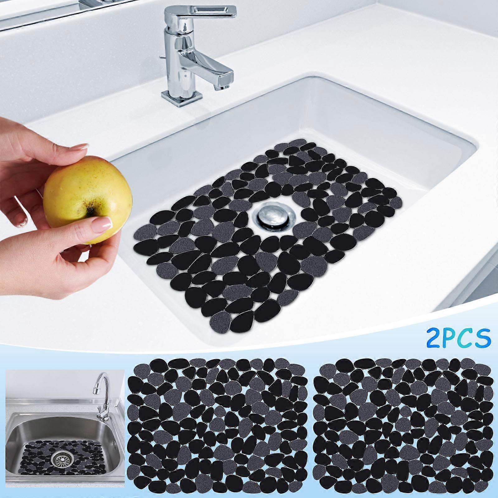 2PC Household Kitchen Sink Mat Multi Functional Sink Mat