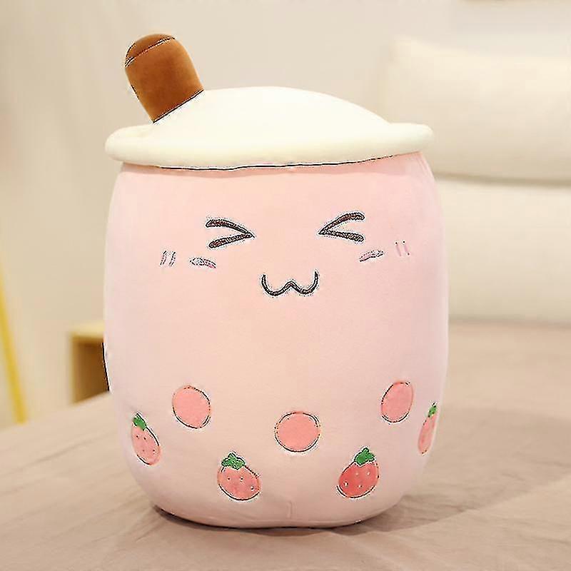 24/35/50/70cm Bubble Tea Plush Doll With Smiling Face
