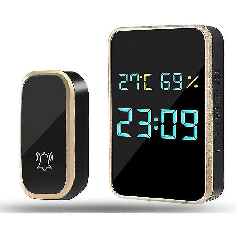 Waterproof and automatic outdoor wireless doorbell without batteries